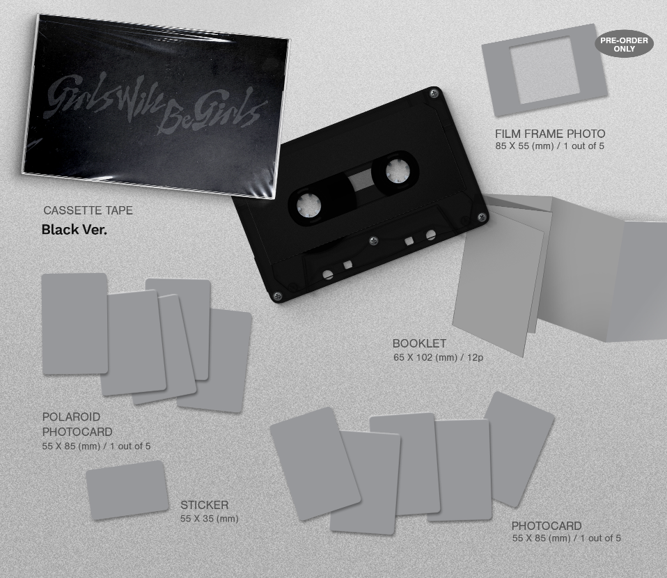 ITZY - GIRLS WILL BE GIRLS (CASSETTE TAPE VER.)