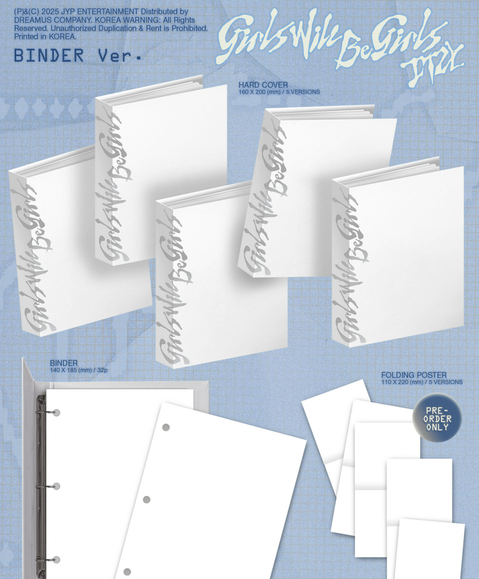 ITZY - GIRLS WILL BE GIRLS (BINDER VER.)