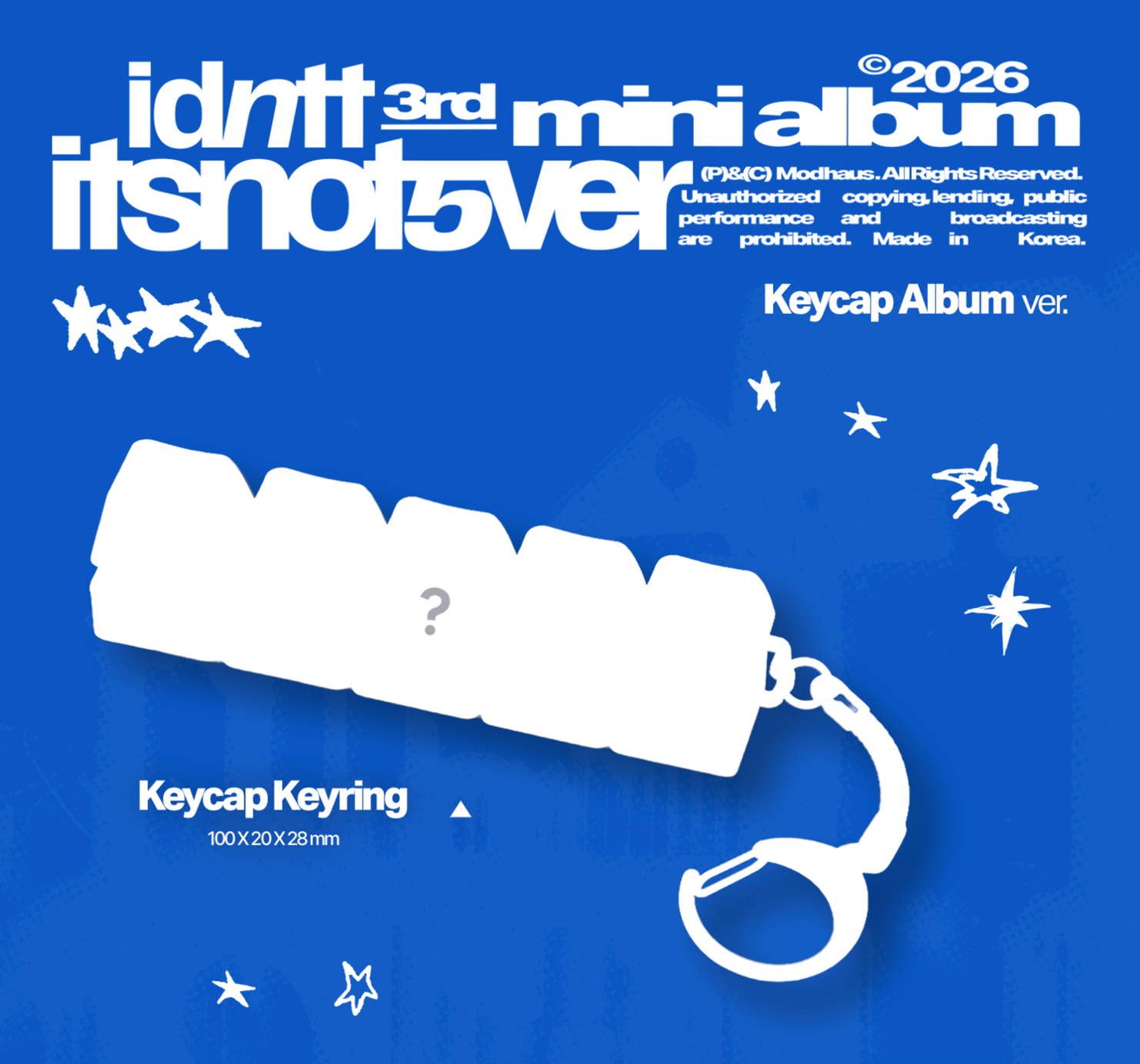 IDNTT - ITSNOTOVER (KEYRING ALBUM)