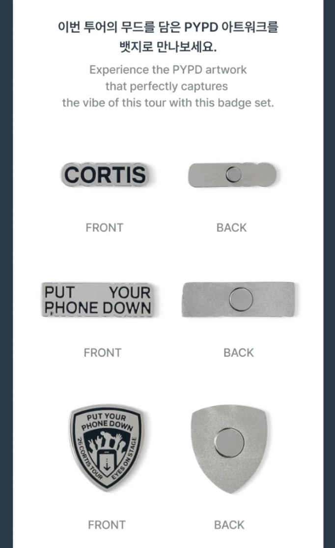CORTIS - '26 CORTIS TOUR : PUT YOUR PHONE DOWN MD