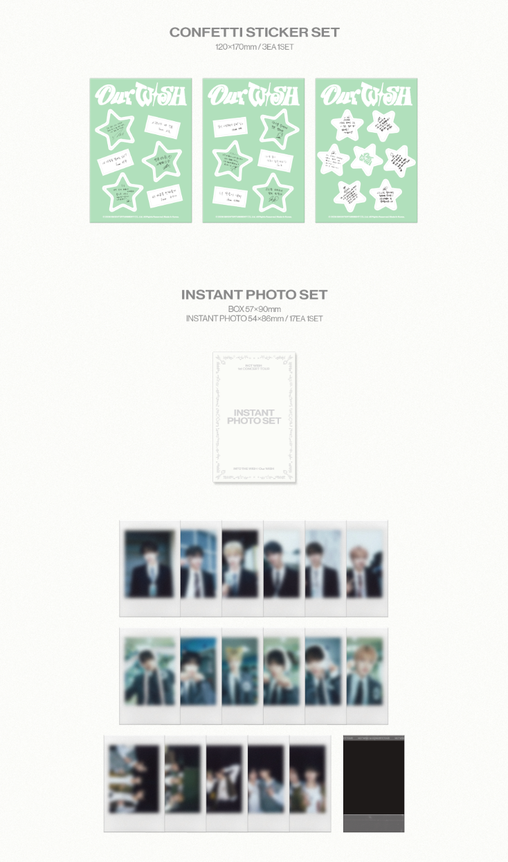 NCT WISH - 1ST CONCERT TOUR 'INTO THE WISH : OUR WISH' (BLU-RAY & DIGITAL CODE)