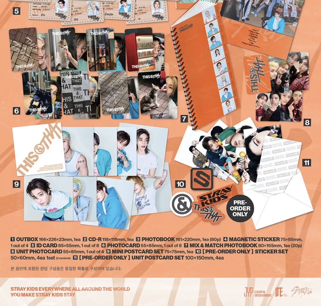 STRAY KIDS - THIS & THAT + Tower Record Gift