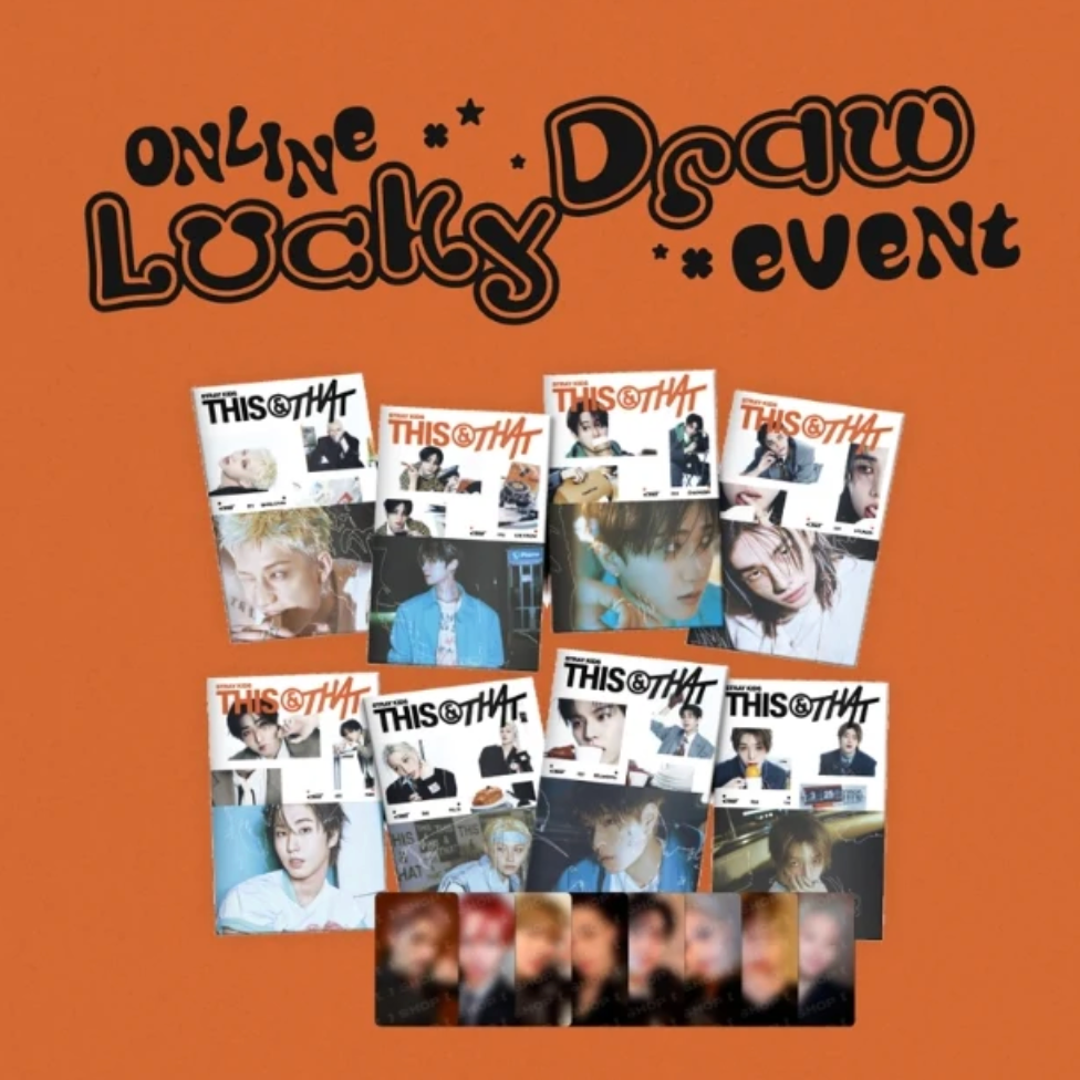 STRAY KIDS - THIS & THAT (& VER.) + FANS SHOP Lucky Draw Gift