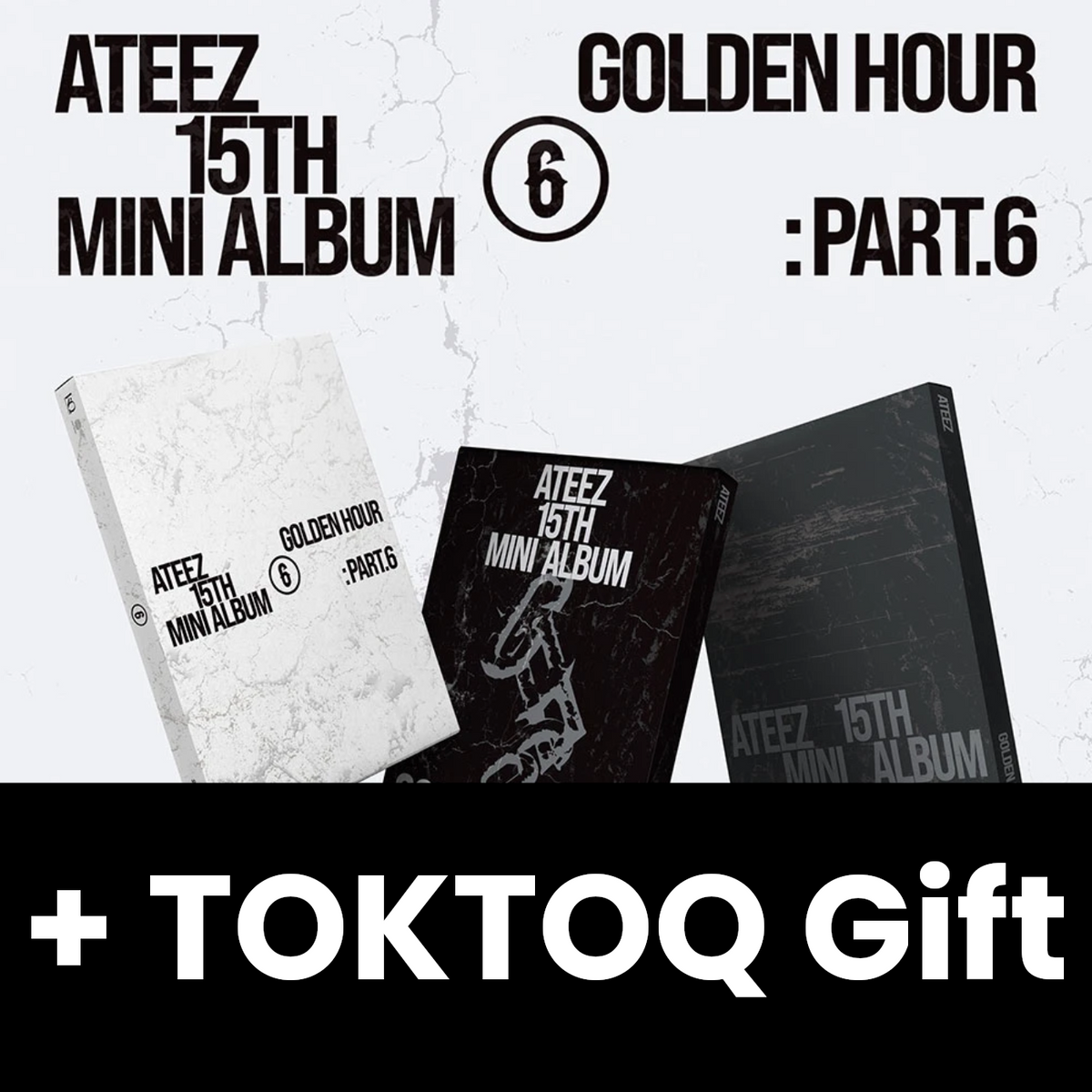 ATEEZ - GOLDEN HOUR : PART.6 SET + TOKTOQ Gift