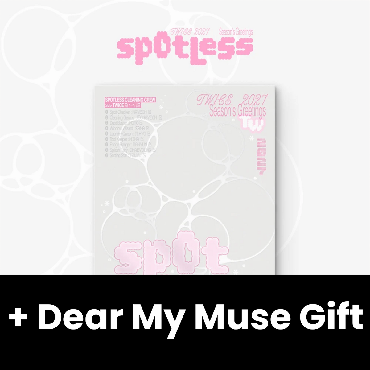 TWICE - 2027 SEASON'S GREETINGS (SPOTLESS) + Dear My Muse Gift