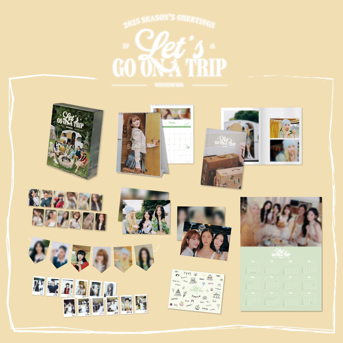 OH MY GIRL - 2025 SEASON'S GREETINGS (LET'S GO ON A TRIP)