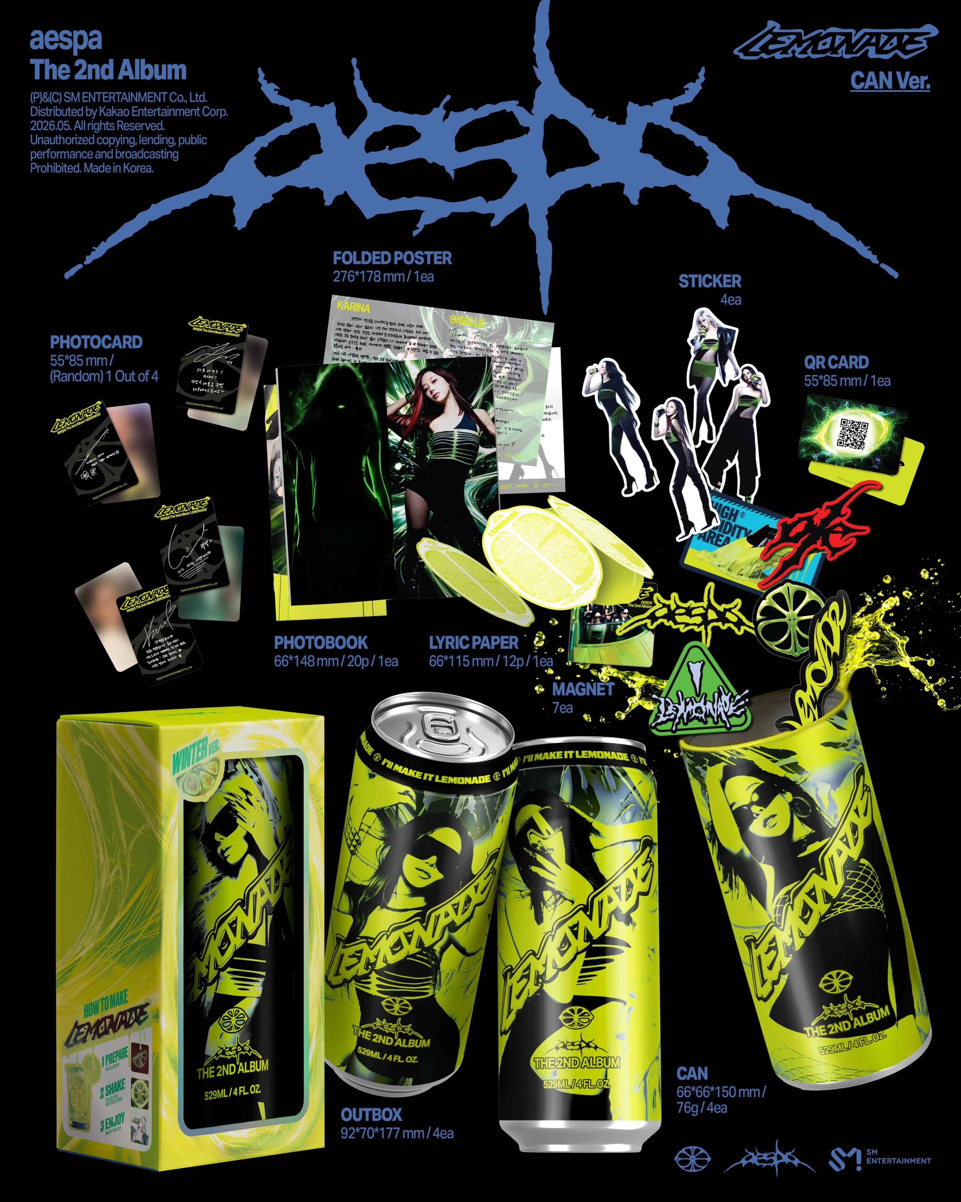 AESPA - LEMONADE (MEMBER VER.) Nolae