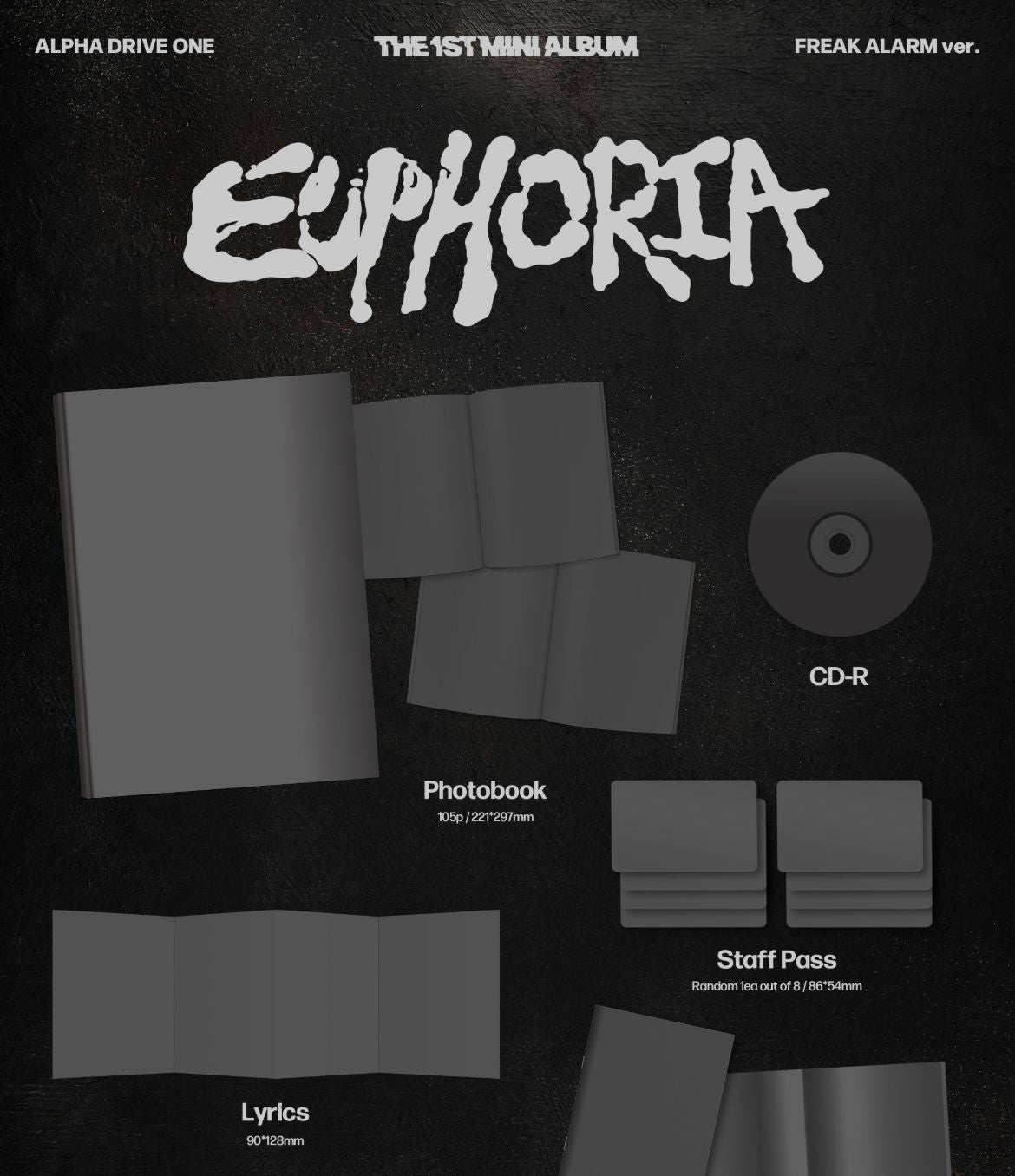 ALPHA DRIVE ONE - EUPHORIA (FREAK ALARM VER.) + Apple Music Photocard Nolae