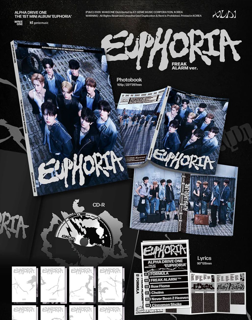 ALPHA DRIVE ONE - EUPHORIA (FREAK ALARM VER.) + Tower Record Gift Nolae
