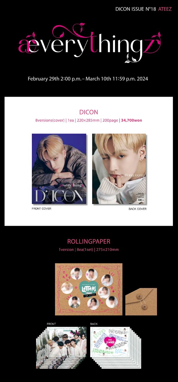 ATEEZ - DICON ISSUE N°18 (ÆVERYTHINGZ) Nolae