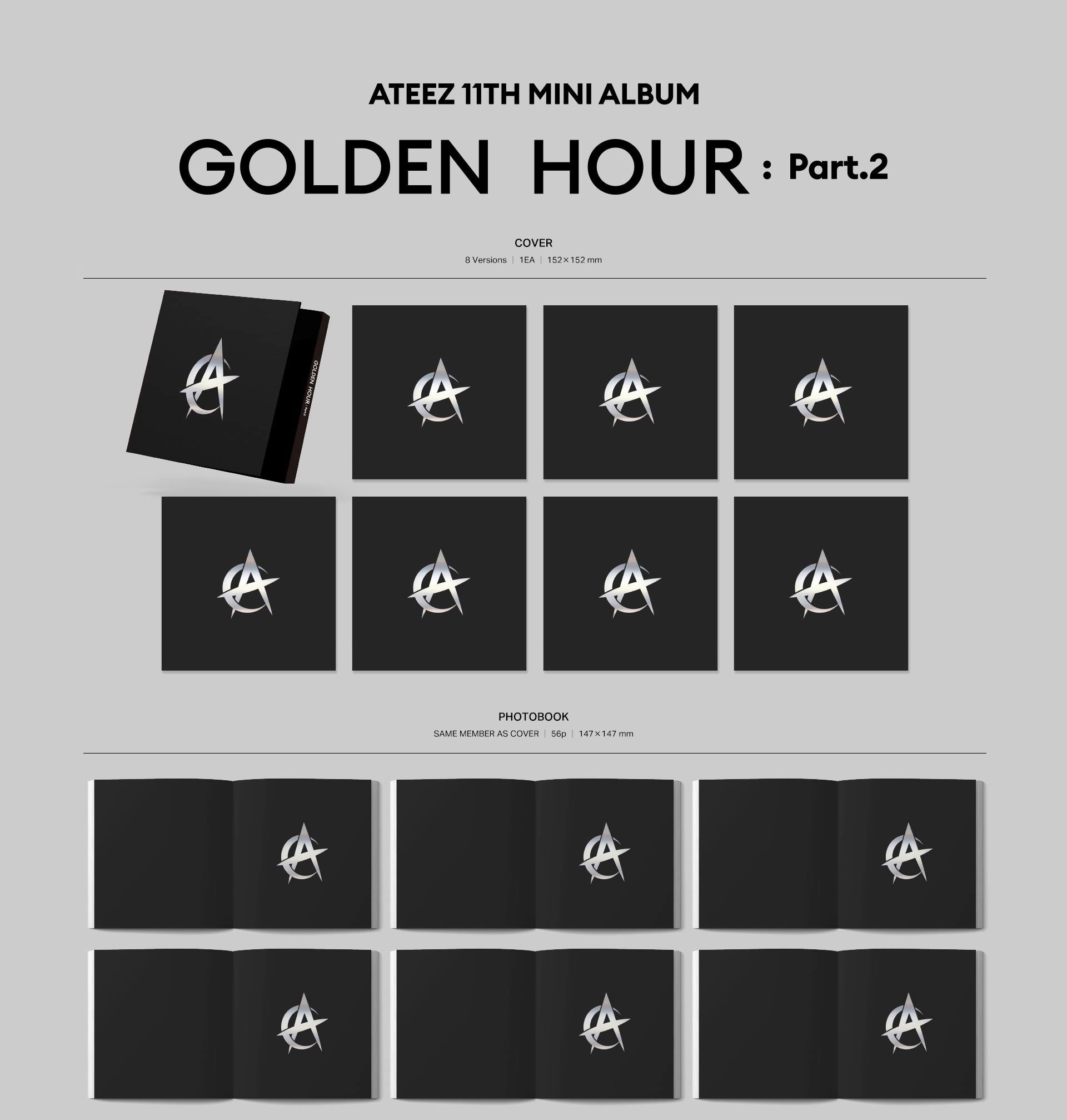 ATEEZ - GOLDEN HOUR: PART.2 (DIGIPAK Ver.) Nolae