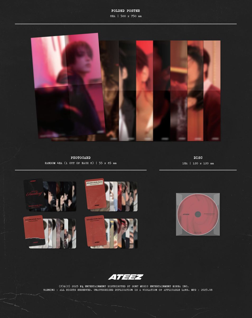 ATEEZ - GOLDEN HOUR : PART.3 (IN YOUR FANTASY EDITION) (LIMITED FANTAS