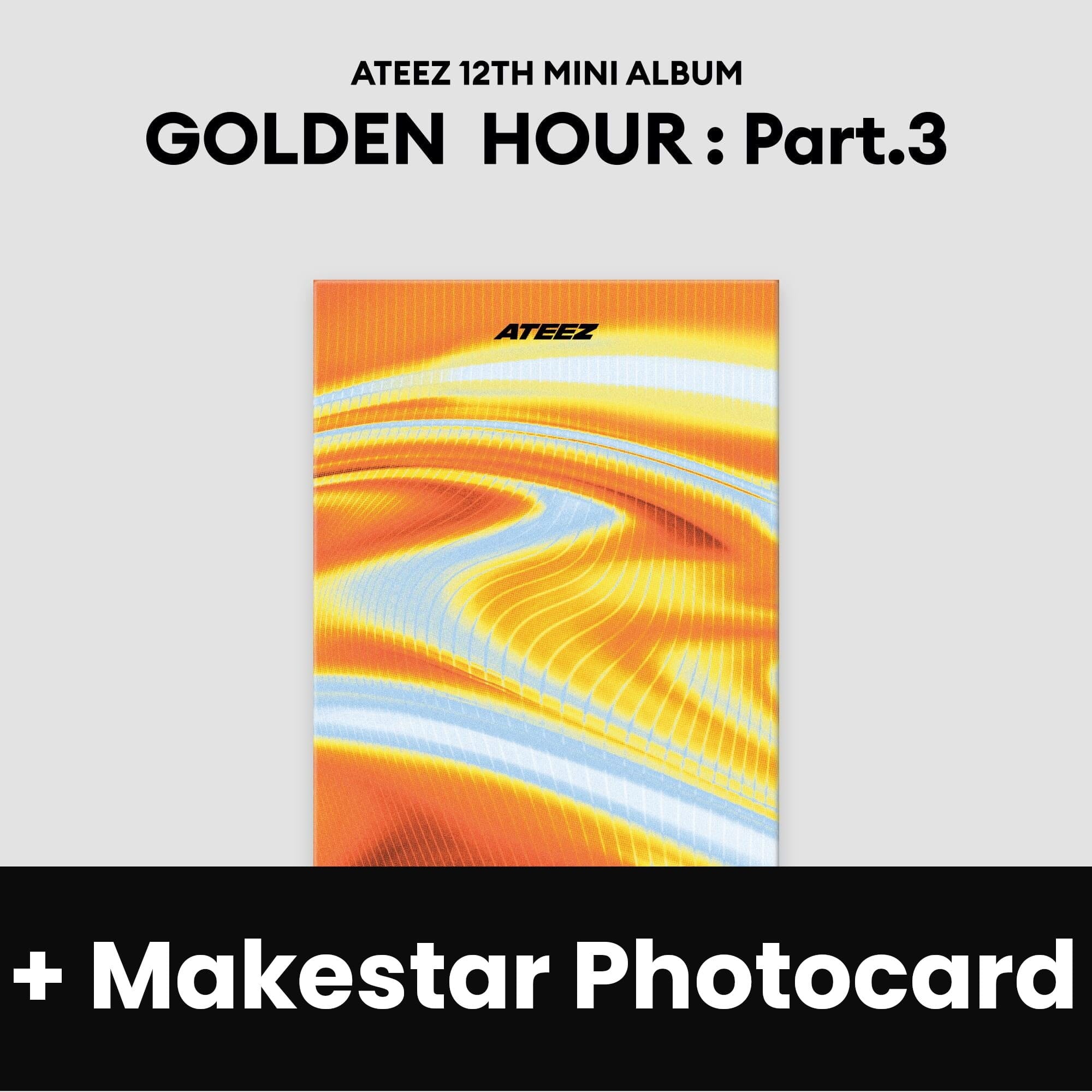 ATEEZ - GOLDEN HOUR : PART.3 (POCA ALBUM VER.) + Makestar Photocard Nolae