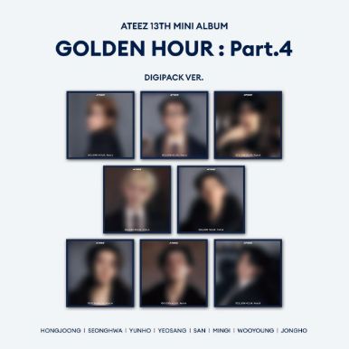 未開封 ATEEZ GOLDENHOUR Part4 デジパック 8形態　x8_ ATEEZ - GOLDEN HOUR : PART.4 (DIGIPACK VER.)