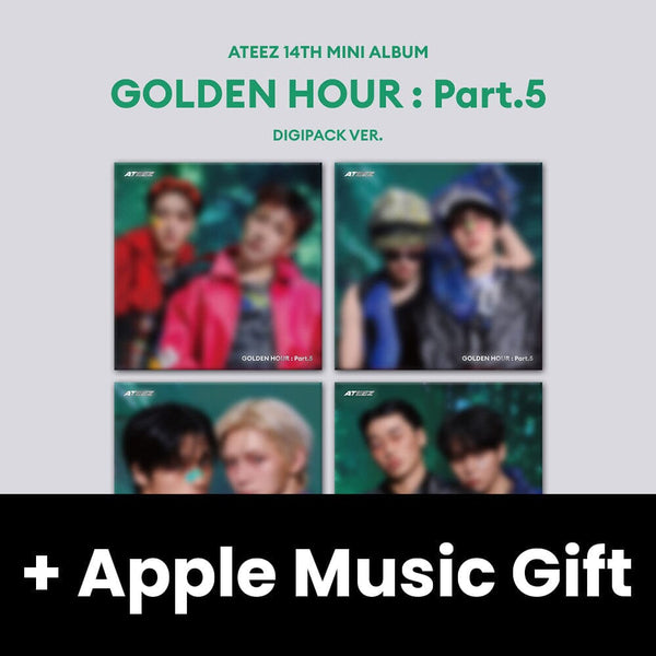 ATEEZ - GOLDEN HOUR : PART.5 (DIGIPACK UNIT VER.) + Apple Music Gift