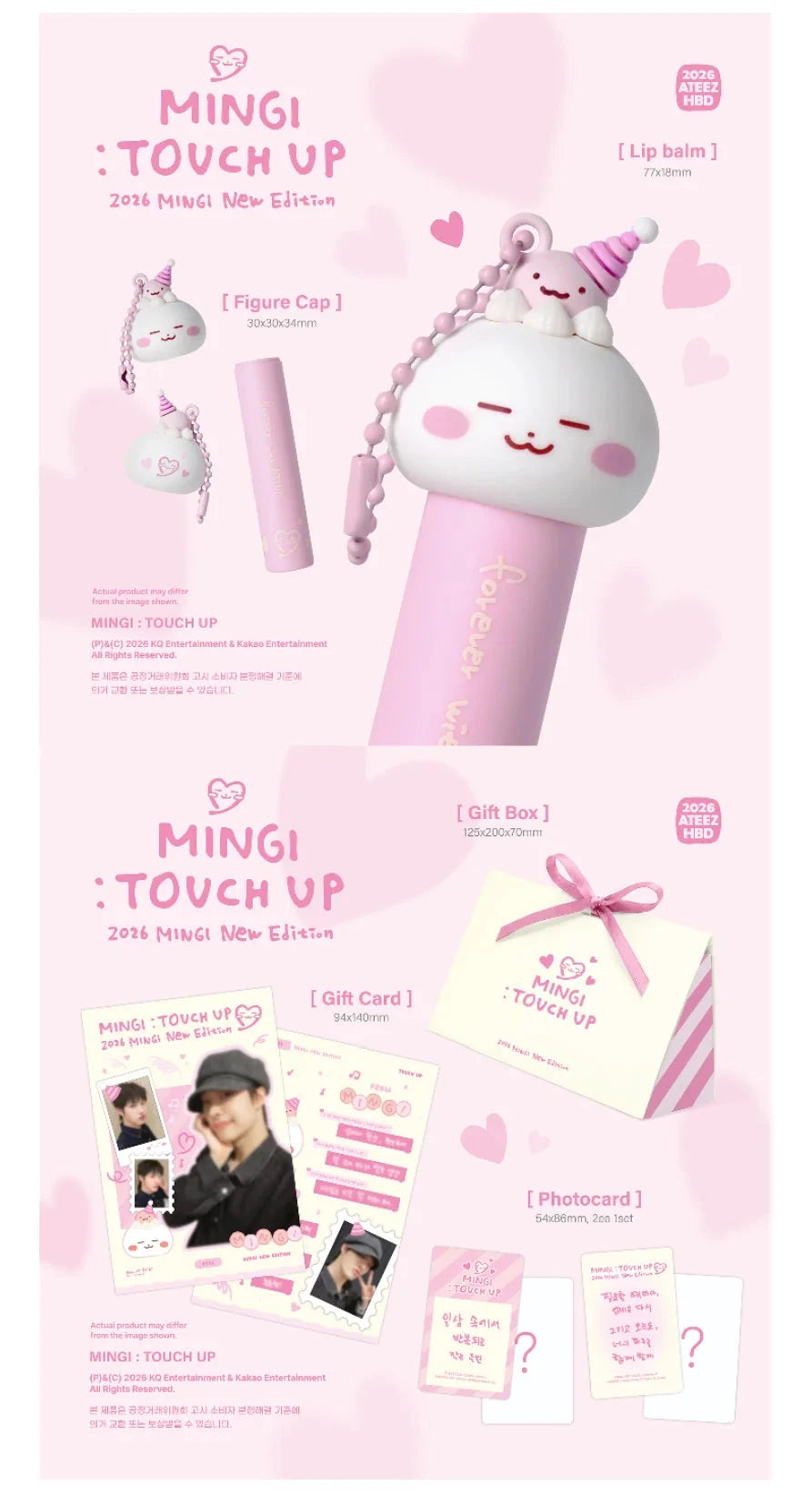 ATEEZ - MINGI : TOUCH UP 2026 NEW EDITION Nolae