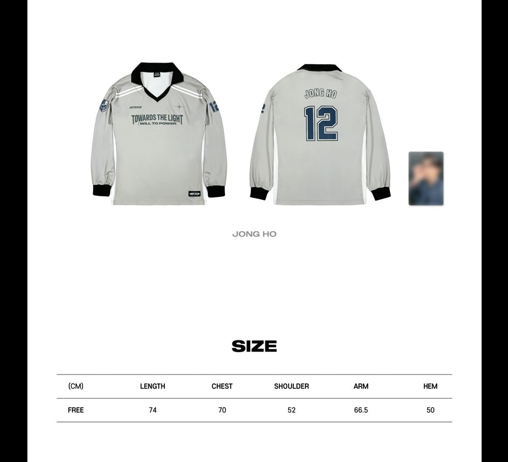 ATEEZ - REPLICA LONG SLEEVE ('2025 ATEEZ WORLD TOUR IN EUROPE' MD) Nolae