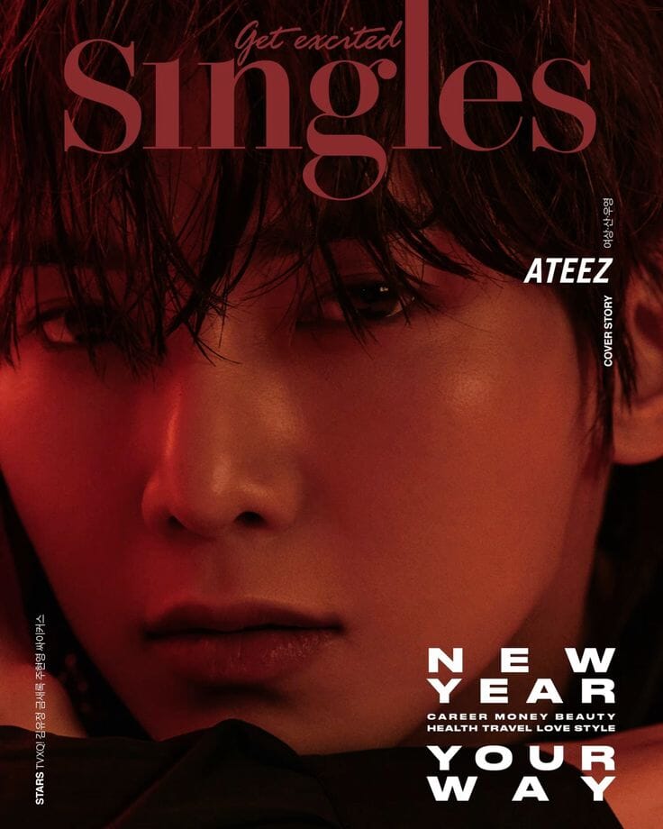 ATEEZ - SINGLES MAGAZINE (2024 JANUARY ISSUE) Nolae