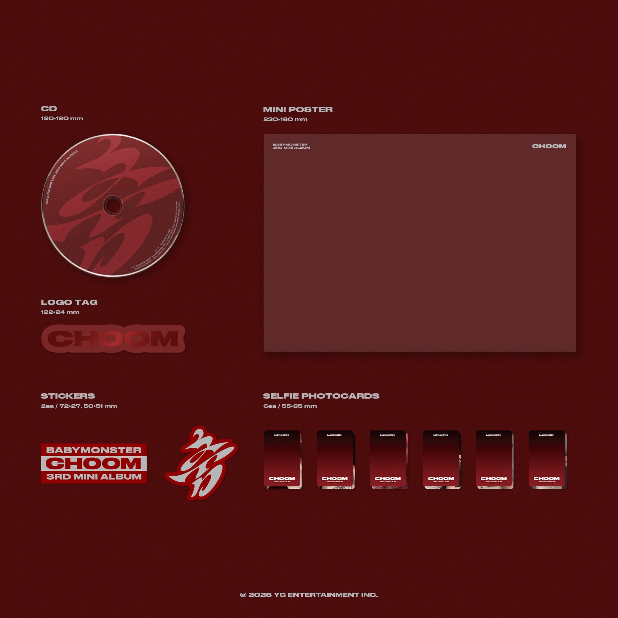 BABYMONSTER - CHOOM SET + EARLY-BIRD Weverse Gift