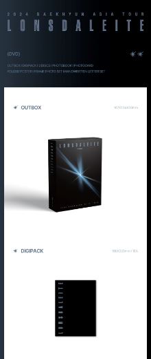 BAEKHYUN - 2024 ASIA TOUR 'LONSDALEITE' IN SEOUL (BLU-RAY) / (DVD) Nolae