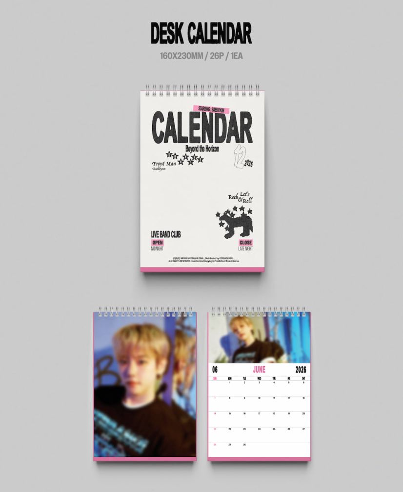 BAEKHYUN (EXO) - 2026 SEASON'S GREETINGS (BORN TO B) + Extra Photocard Nolae