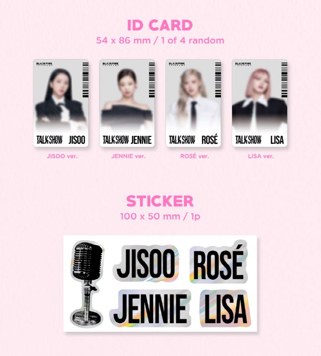 BLACKPINK - THE GAME PHOTOCARD COLLECTION (TALK SHOW) Nolae