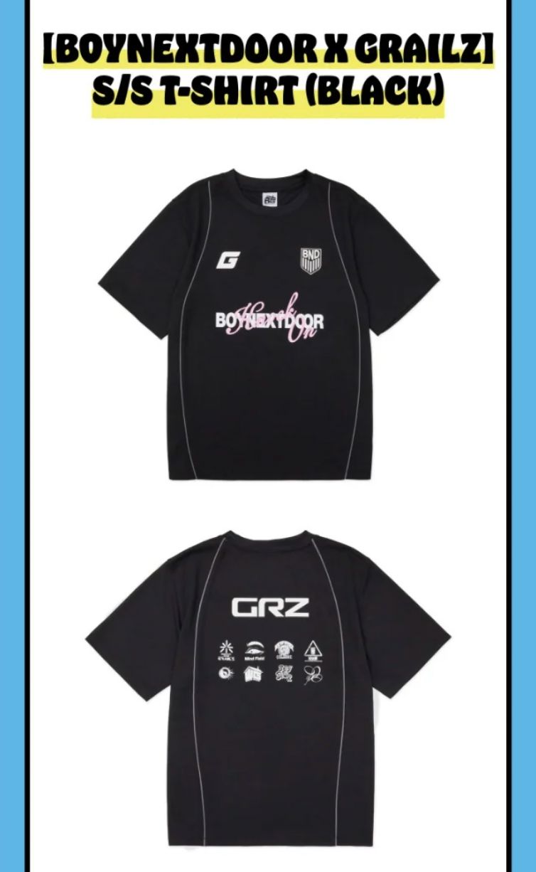 BOYNEXTDOOR - [BOYNEXTDOOR X GRAILZ] S/S T-SHIRT (KNOCK ON VOL.1 FINAL