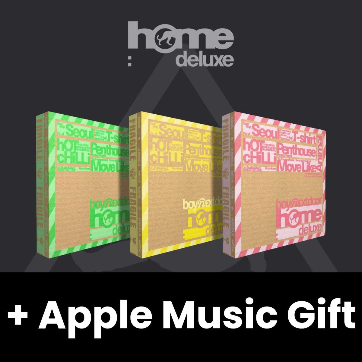BOYNEXTDOOR - HOME : DELUXE + Apple Music Gift Nolae