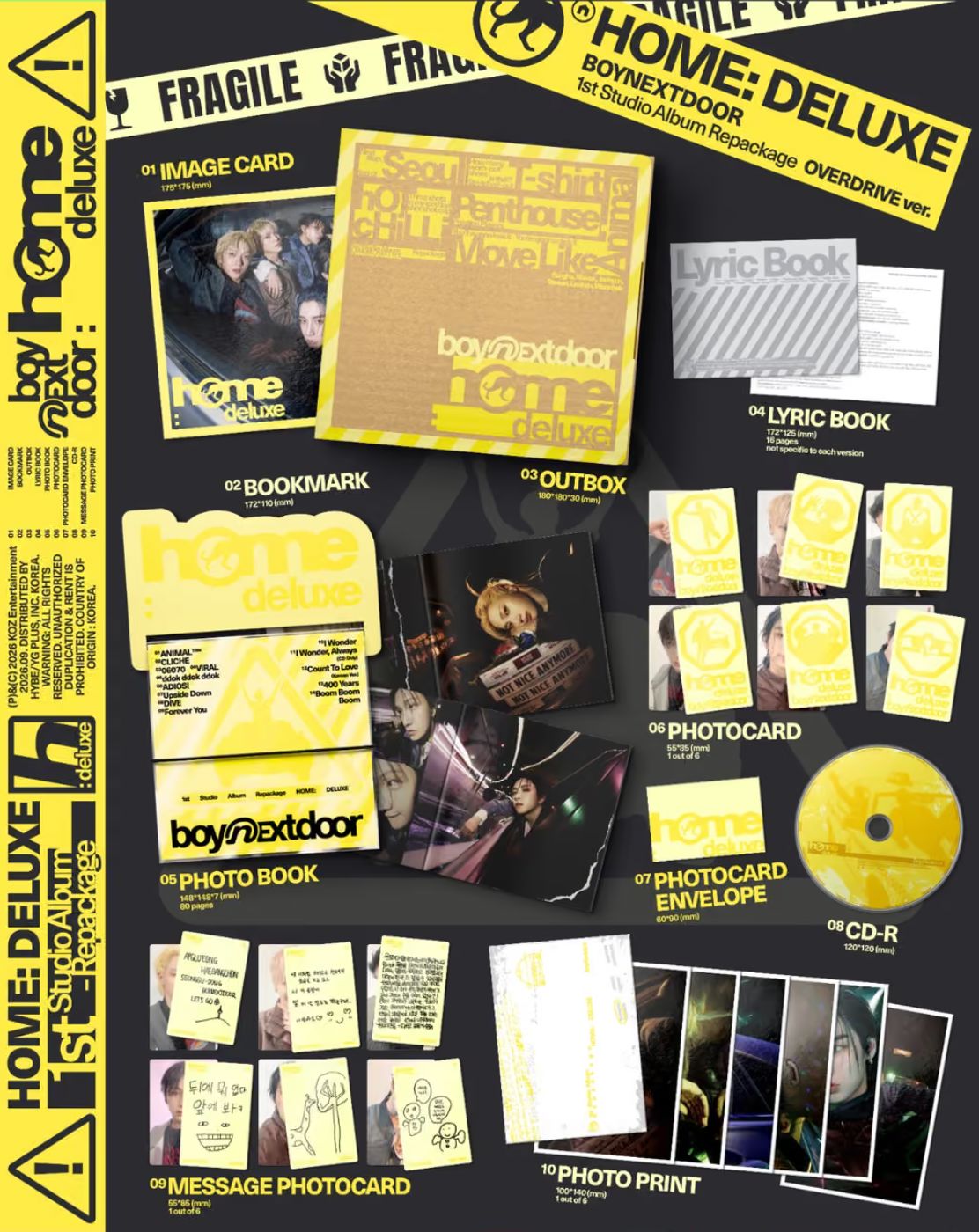 BOYNEXTDOOR - HOME : DELUXE SET + EARLY-BIRD Weverse Gift Nolae