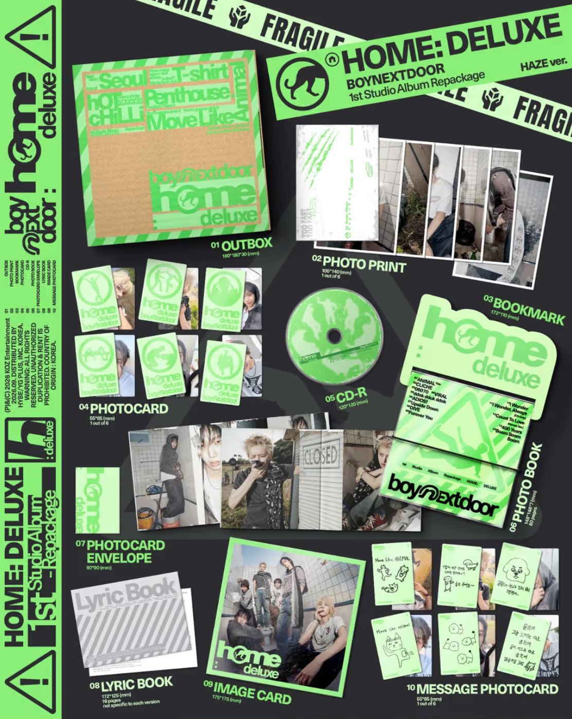 BOYNEXTDOOR - HOME : DELUXE SET + EARLY-BIRD Weverse Gift Nolae