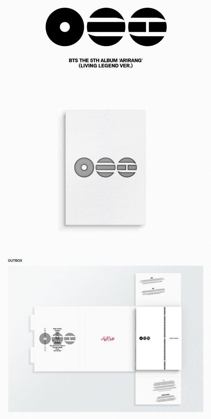 BTS - ARIRANG (LIVING LEGEND VER.) + Musicplant Gift Nolae