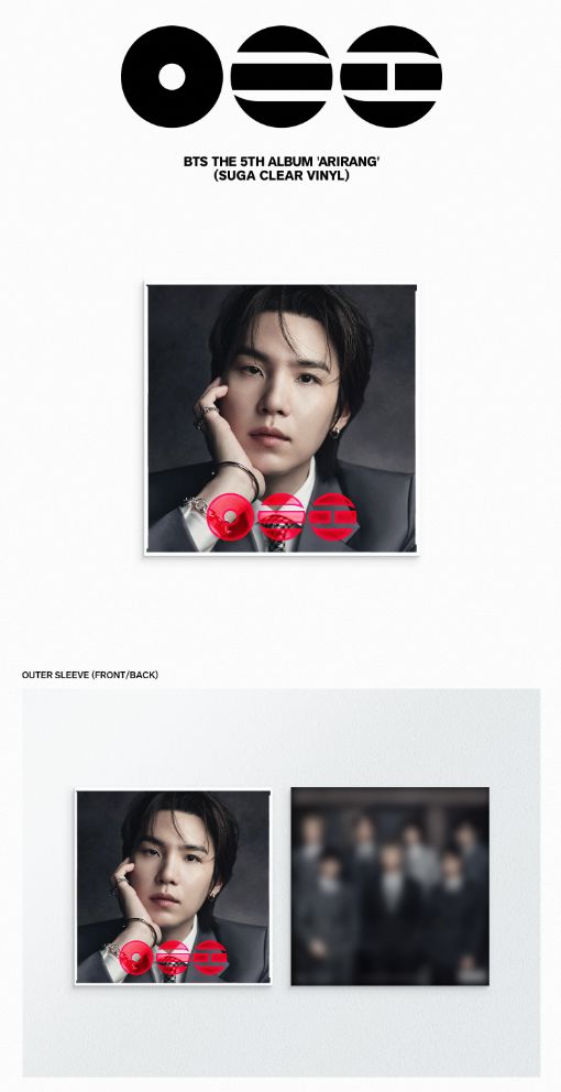 その他 BTS ARIRANG Standard Vinyl SUGA Vinyl LP BTS - ARIRANG - Standard Vinyl (Member Versions) - K-Pop Time