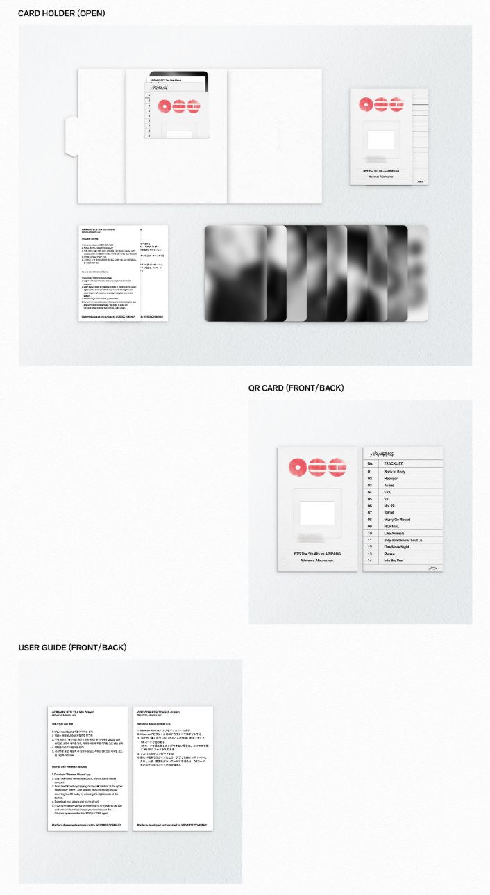 BTS - ARIRANG (WEVERSE ALBUMS VER.) + Musicplant Gift Nolae