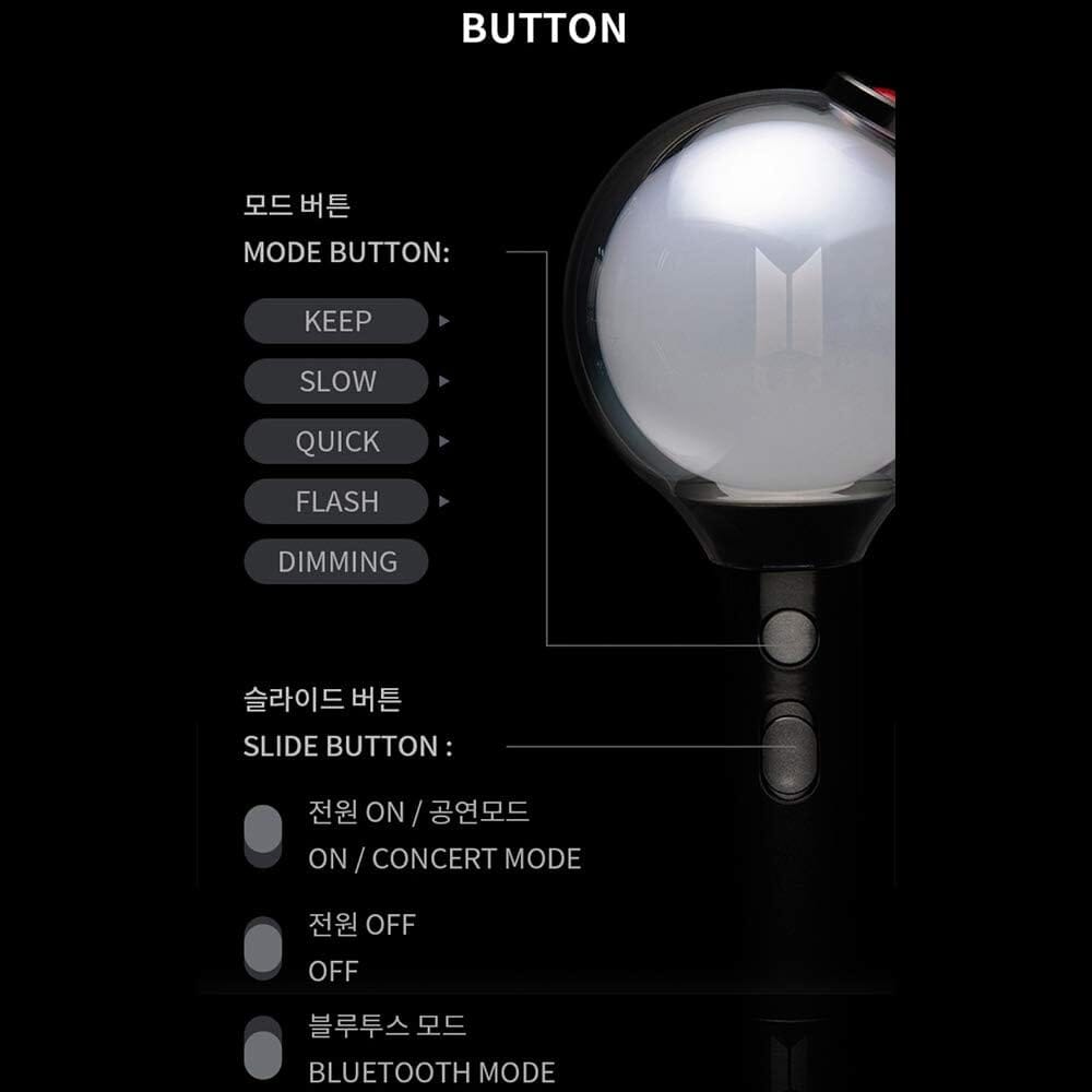 BTS - OFFICIAL LIGHT STICK SE MAP OF THE SOUL Nolae