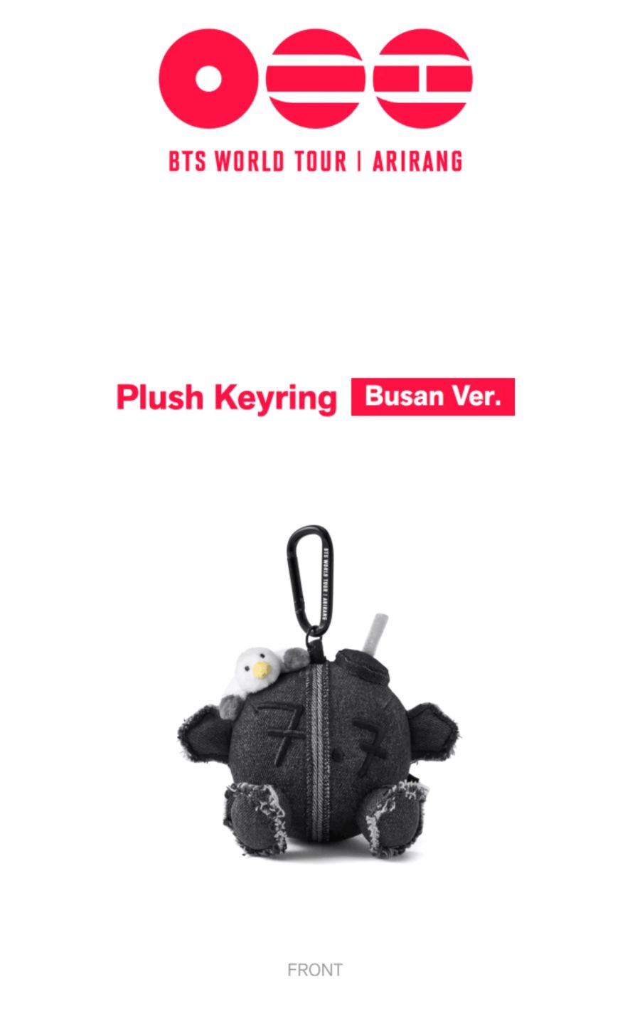 BTS ARIRANG アリラン マグネット　釜山 BTS - PLUSH KEYRING & MAGNET (WORLD TOUR 'ARIRANG' OFFICIAL MD)