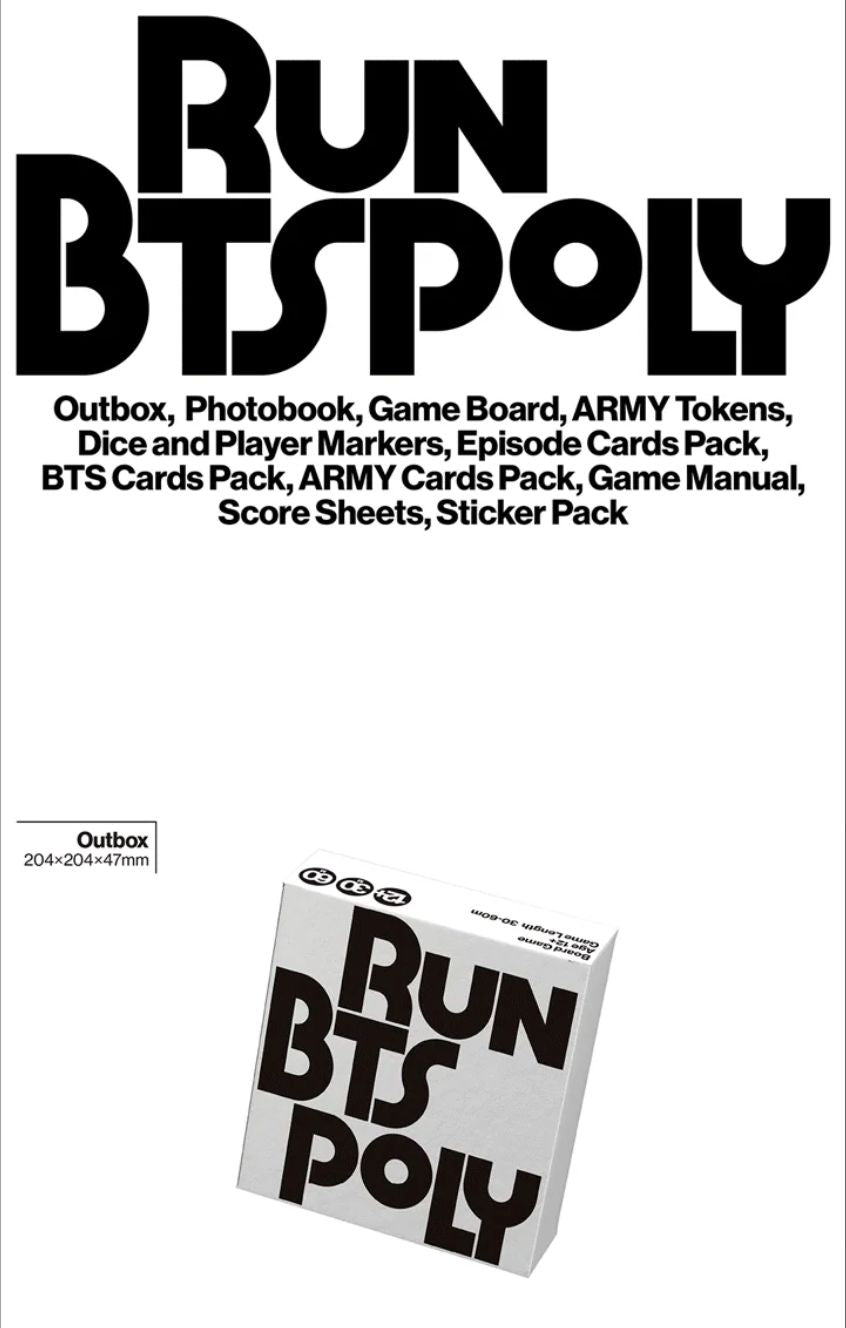 BTS - RUN BTS POLY (HIGHLIGHT PACKAGE) + Kakao Gift Nolae