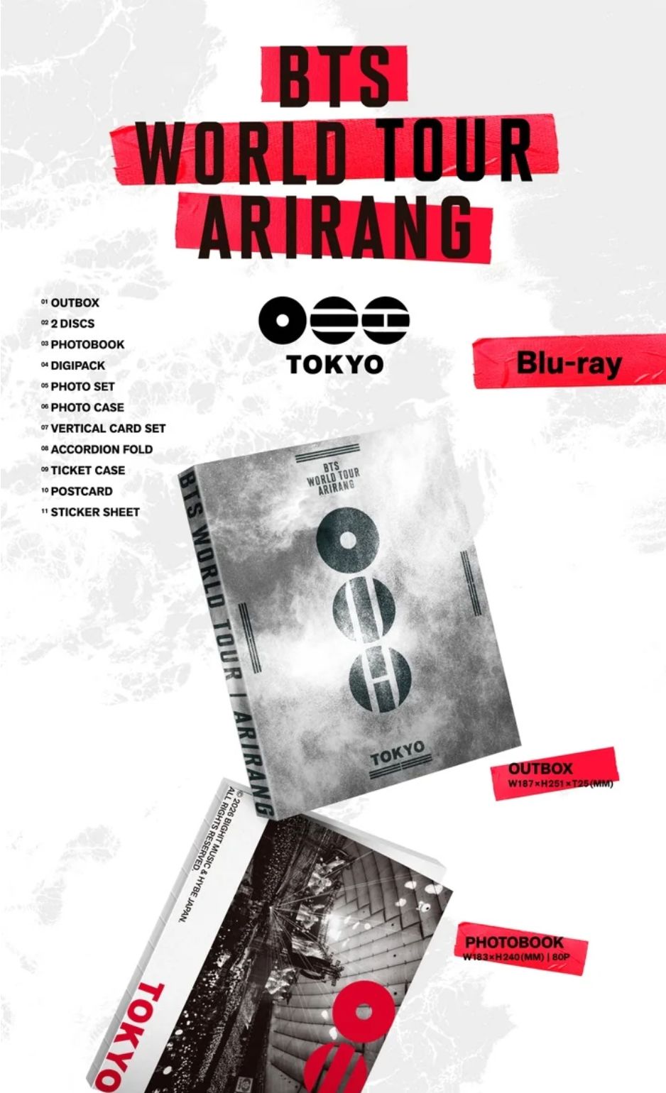 BTS - WORLD TOUR 'ARIRANG' IN JAPAN (BLU-RAY) Nolae