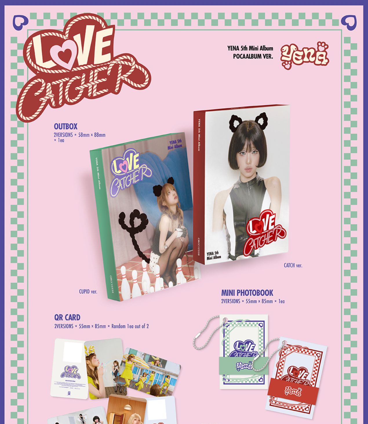 CHOI YENA - LOVE CATCHER (POCA ALBUM VER.) Nolae