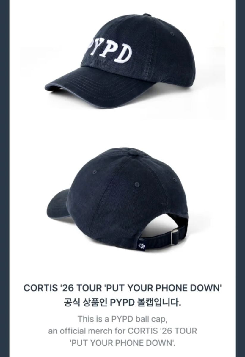 CORTIS - BALL CAP ('26 CORTIS TOUR : PUT YOUR PHONE DOWN MD)