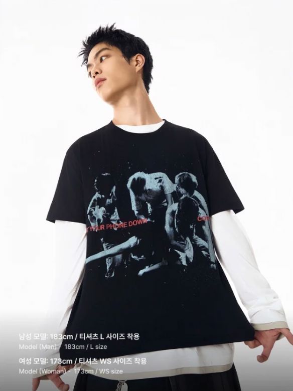 CORTIS ソウルコン　ツアー　グッズ　Tシャツ　Lサイズ CORTIS - T-SHIRT ('26 CORTIS TOUR : PUT YOUR PHONE DOWN MD)