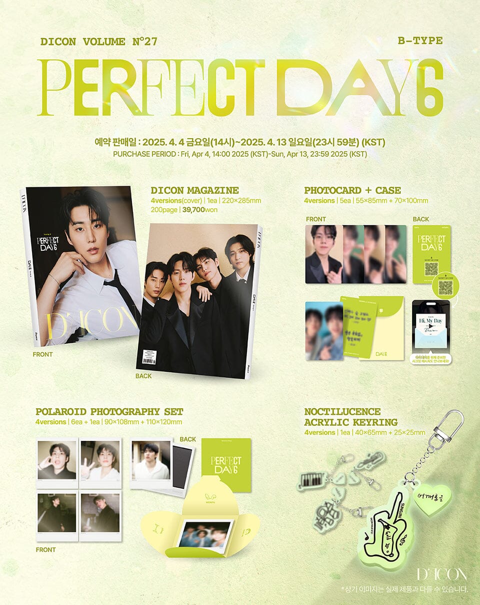 DAY 6 - DICON : PERFECT DAY6 (VOLUME N°27) Nolae