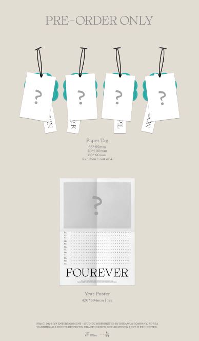 DAY6 - FOUREVER (8TH MINI ALBUM) PHOTOBOOK VER. LUCKY DRAW Nolae