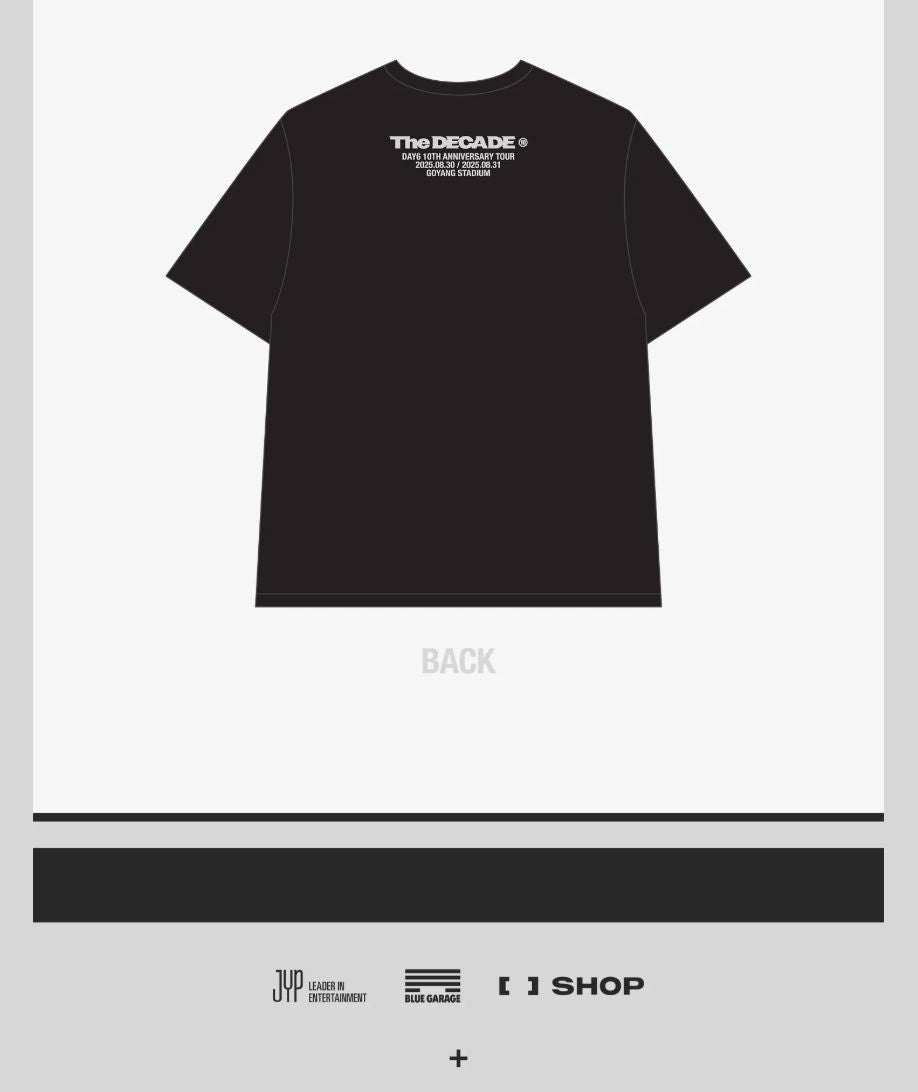 DAY6 - T-SHIRT & WIND BREAKER (THE DECADE '10TH ANNIVERSARY TOUR' MD)