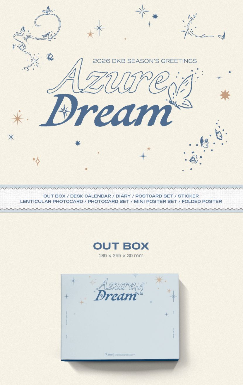 DKB - 2026 SEASON'S GREETINGS (AZURE DREAM) + Extra Photocard Nolae