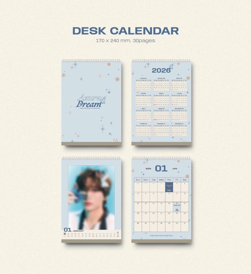 DKB - 2026 SEASON'S GREETINGS (AZURE DREAM) + Extra Photocard Nolae
