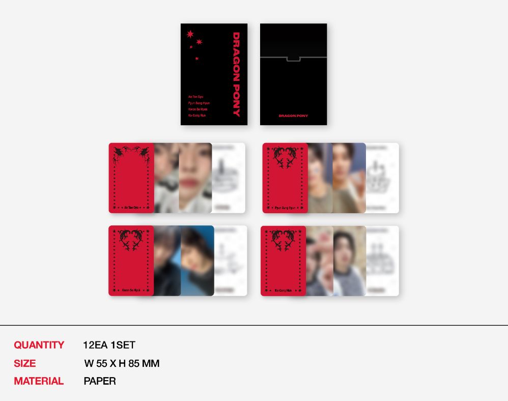 DRAGON PONY - PHOTOCARD PACK (1ST ANNIVERSARY MD) Nolae