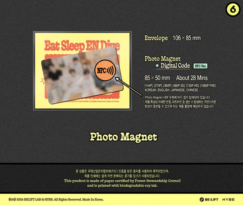 ENHYPEN - EAT SLEEP EN DIVE IN AUS (TRAVEL BOOK) Nolae