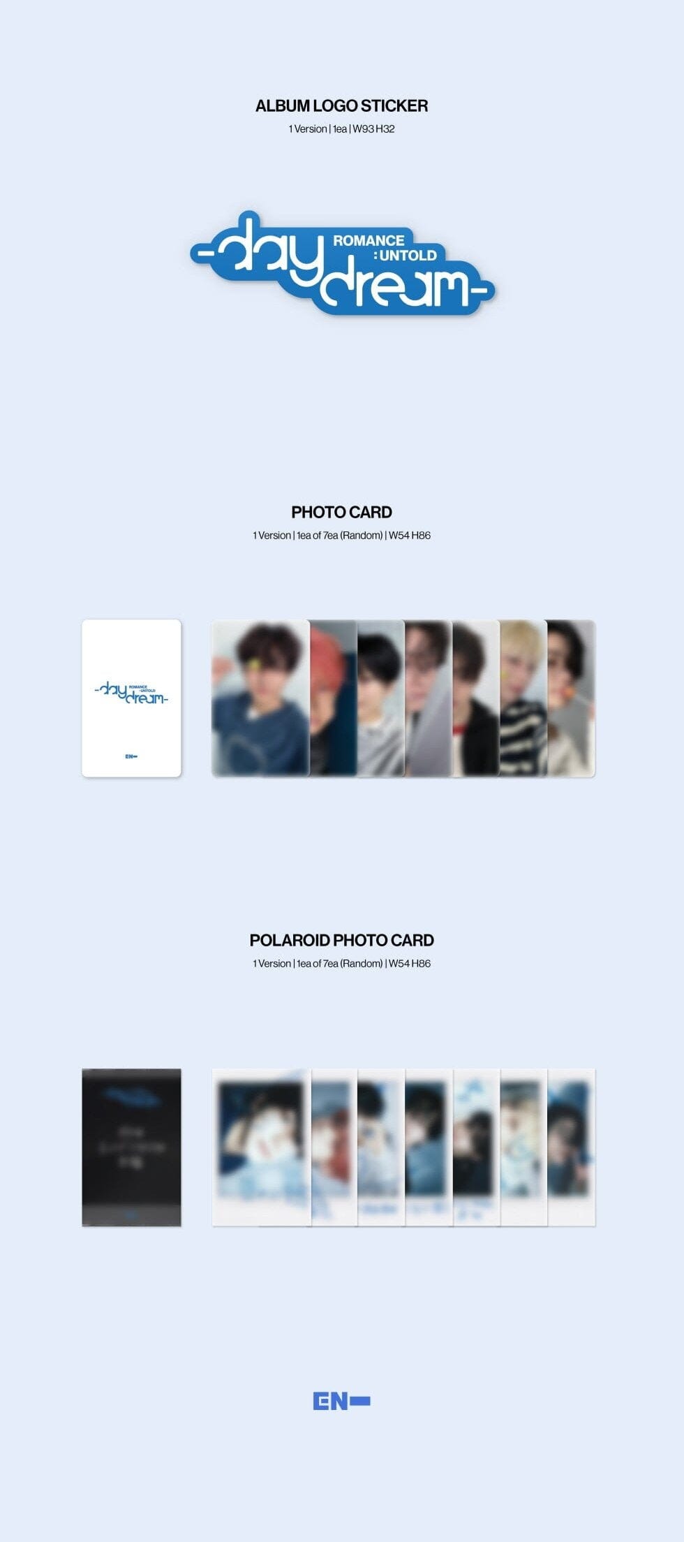 ENHYPEN - ROMANCE : UNTOLD - DAYDREAM (JAPAN EDITION) + WEVERSE GIFT Nolae