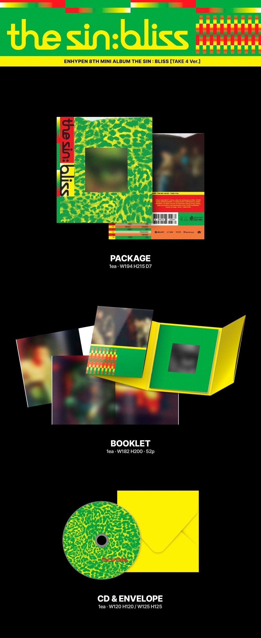 ENHYPEN - THE SIN: BLISS + APPLE MUSIC GIFT Nolae