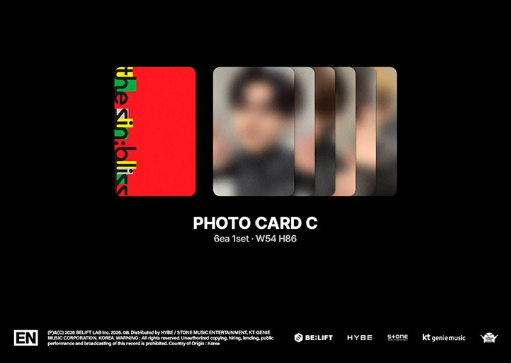 ENHYPEN - THE SIN: BLISS (WEVERSE ALBUMS VER.) + Weverse Gift